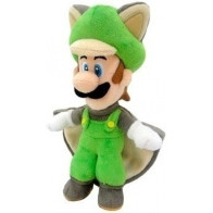 Super Mario Pluche - Flying Squirrel Luigi (23cm)