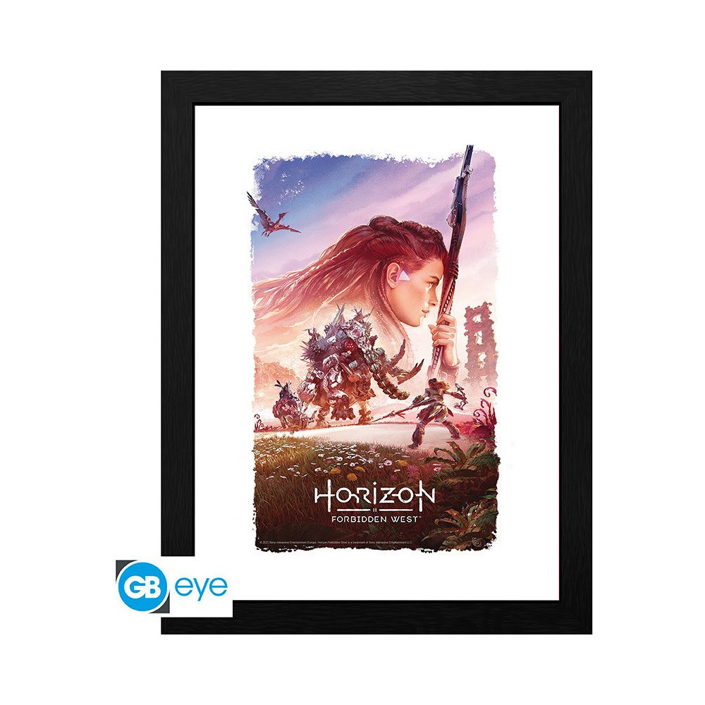 Horizon Forbidden West Framed Print - Raw Materials Horizon Forbidden West Framed Print - Raw Materials