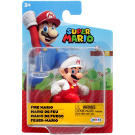 Super Mario Mini Action Figure - Fire Mario (Running)