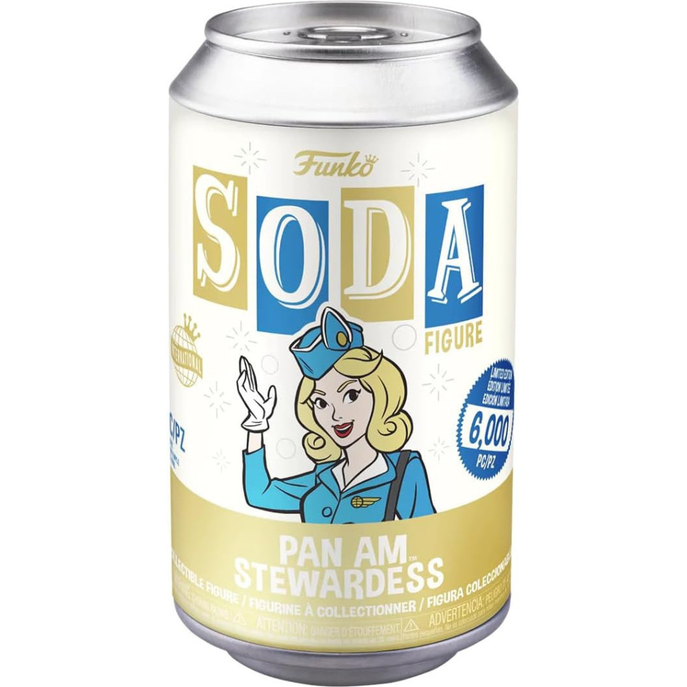 Pan Am Funko Vinyl Soda: Pan Am Stewardess Pan Am Funko Vinyl Soda: Pan Am Stewardess