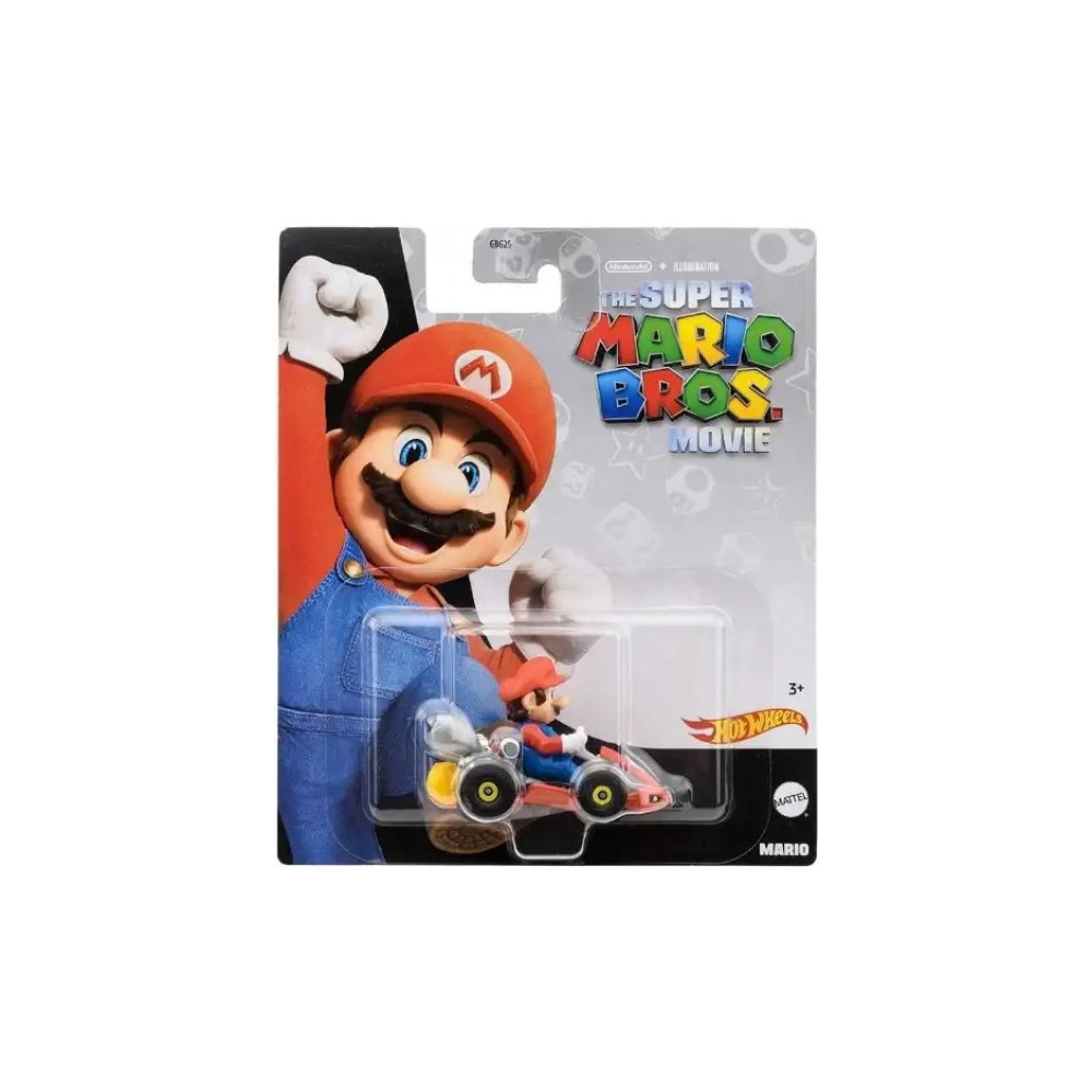 Hot Wheels Mario Movie - Mario Hot Wheels Mario Movie - Mario