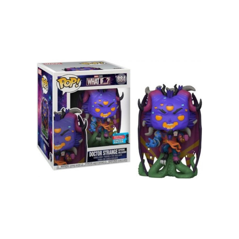 Marvel What If...? Funko Pop Vinyl: Doctor Strange Supreme Unleashed Marvel What If...? Funko Pop Vinyl: Doctor Strange Supreme Unleashed