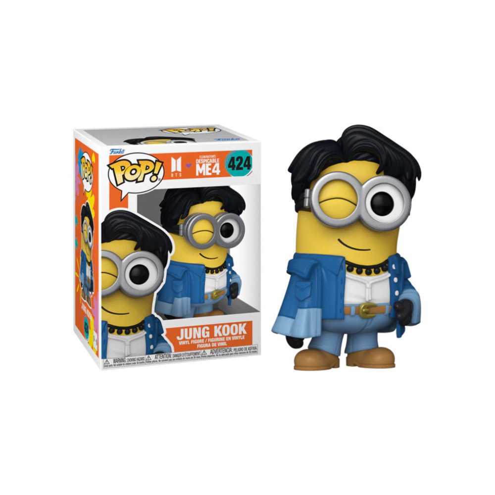Despicable ME 4 x BTS Funko Pop Vinyl: Jung Kook Despicable ME 4 x BTS Funko Pop Vinyl: Jung Kook