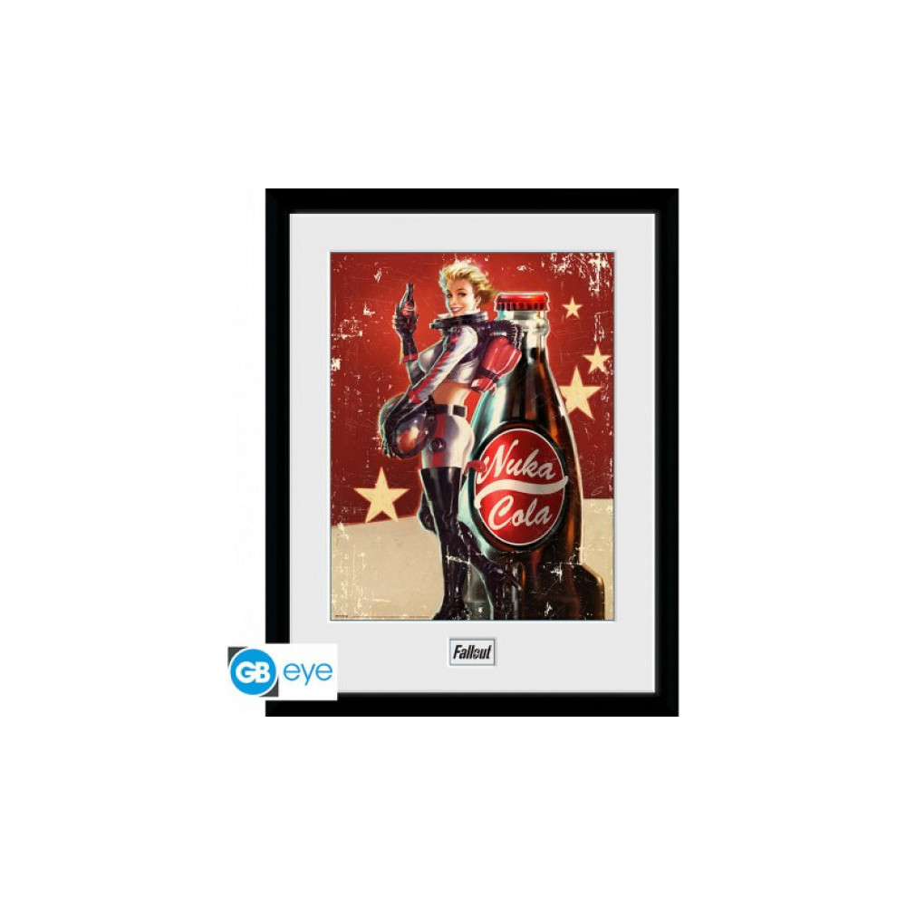 Fallout Framed Print - Nuka Cola Fallout Framed Print - Nuka Cola