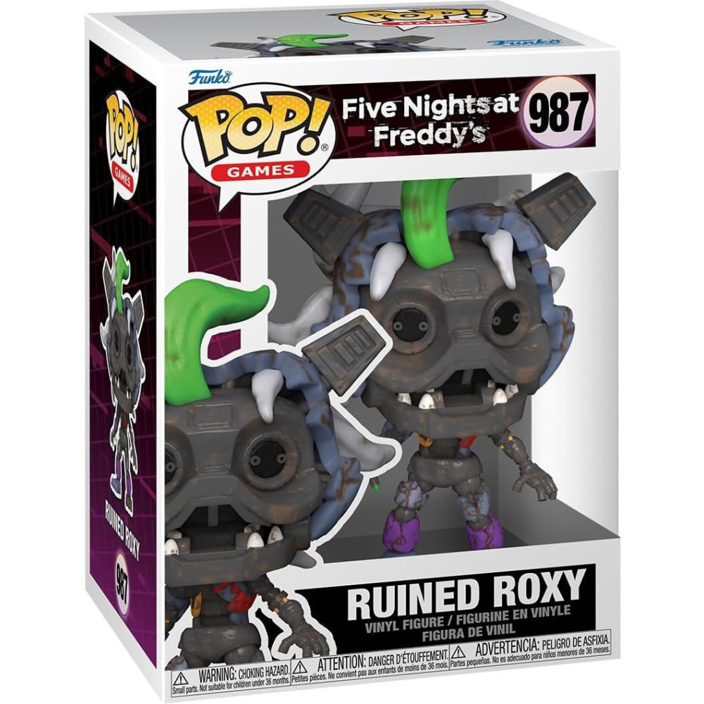 Five Nights at Freddy's Security Breach Ruin Funko Pop Vinyl: Ruined Roxy Five Nights at Freddy's Security Breach Ruin Funko Pop Vinyl: Ruined Roxy