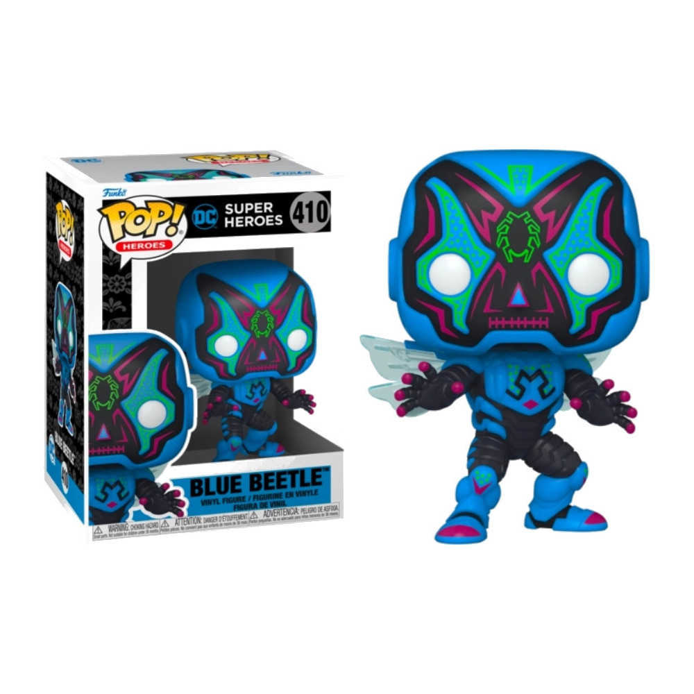 DC Super Heroes Dia de los Muertos Funko Pop Vinyl: Blue Beetle DC Super Heroes Dia de los Muertos Funko Pop Vinyl: Blue Beetle