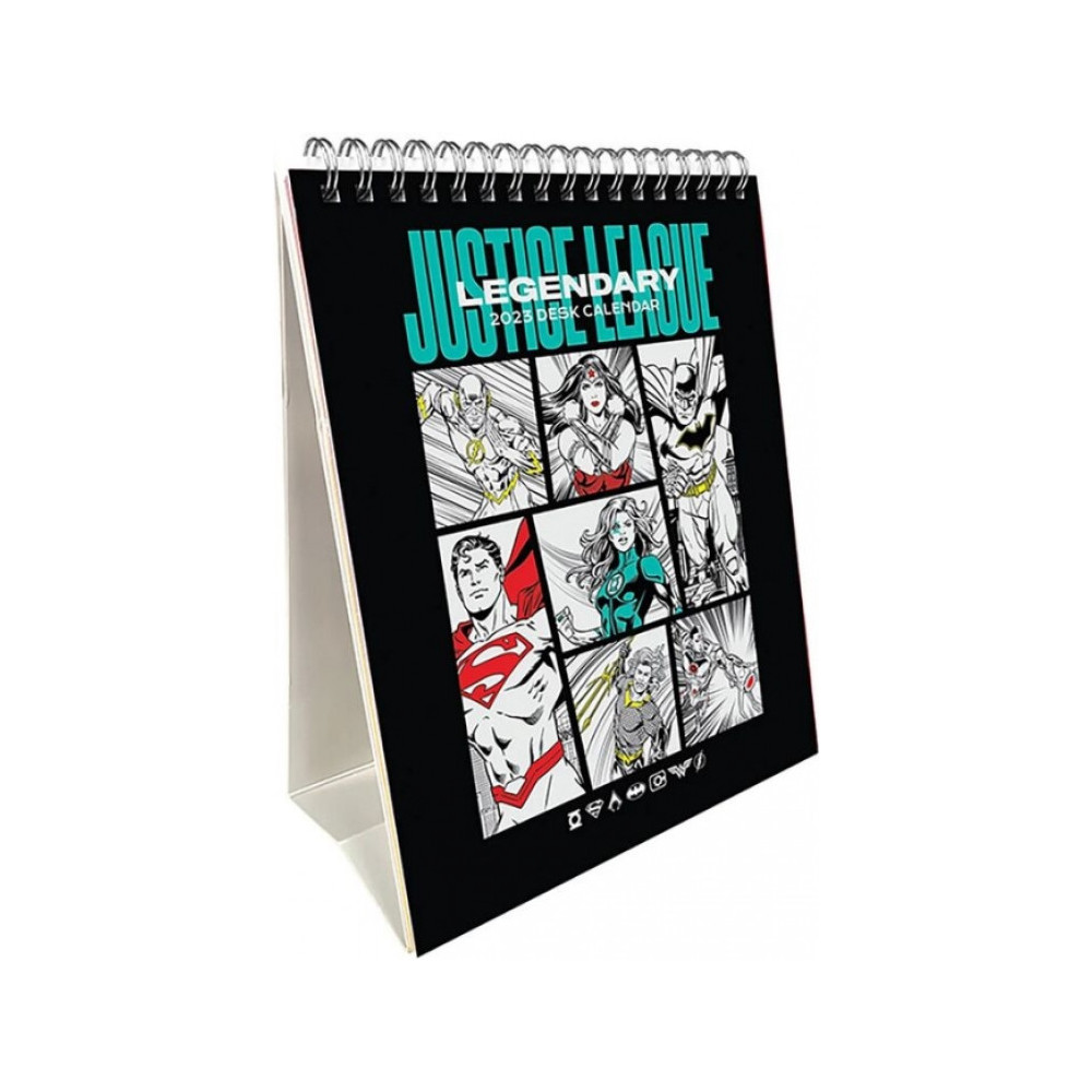 DC Justice League - Desk Calendar 2023 DC Justice League - Desk Calendar 2023