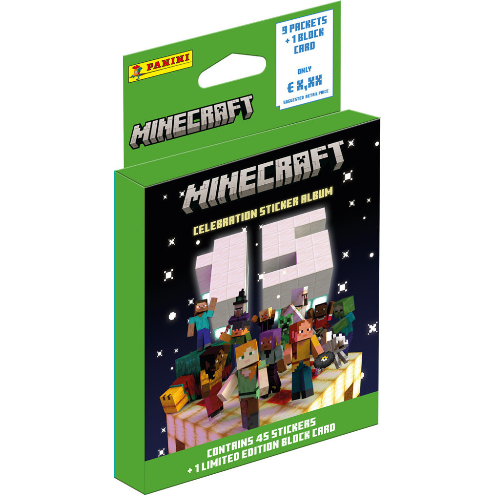 Minecraft 3 Sticker Eco Blister Pack Minecraft 3 Sticker Eco Blister Pack