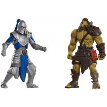 Warcraft Mini Figures - Alliance Soldier vs Horde Warrior