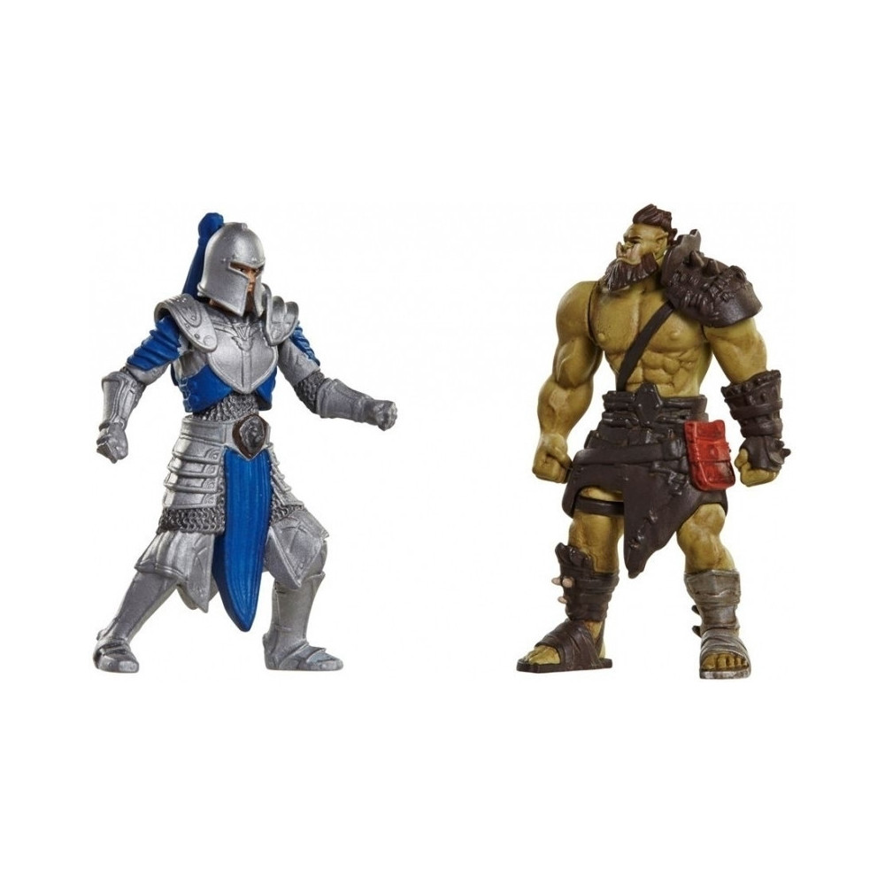 Warcraft Mini Figures - Alliance Soldier vs Horde Warrior Warcraft Mini Figures - Alliance Soldier vs Horde Warrior