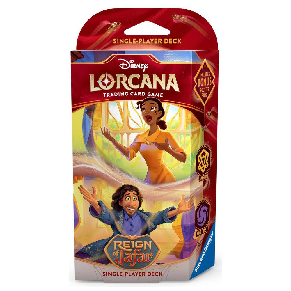 Disney Lorcana - Reign of Jafar Starter Deck - Tiana & Bruno Disney Lorcana - Reign of Jafar Starter Deck - Tiana & Bruno