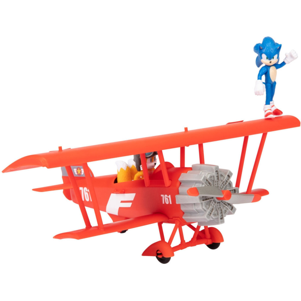 Sonic 2 the Movie Figure - The Tornado Playset Sonic 2 the Movie Figure - The Tornado Playset