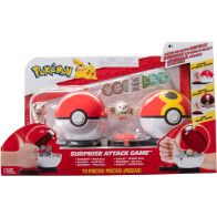 Pokemon Surprise Attack Game - Rockruff & Rowlet