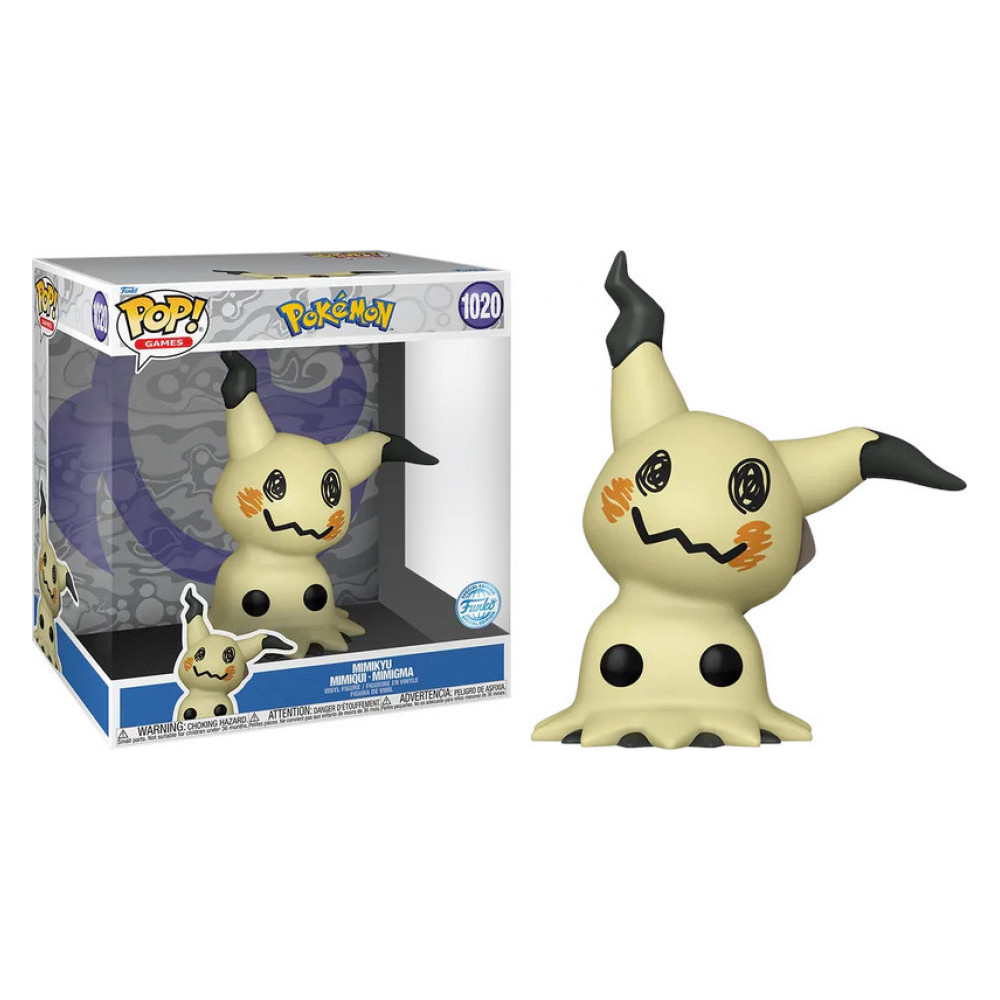 Pokemon Funko Pop Vinyl: Jumbo Size Mimikyu Pokemon Funko Pop Vinyl: Jumbo Size Mimikyu