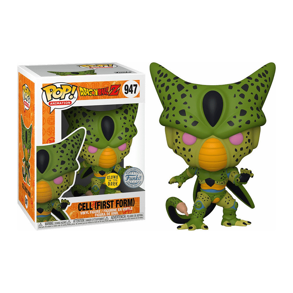 Dragon Ball Z Funko Pop Vinyl: Cell (First Form) (Glow in the Dark) Dragon Ball Z Funko Pop Vinyl: Cell (First Form) (Glow in the Dark)