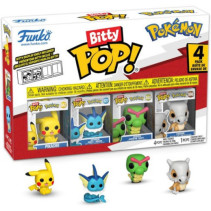 Pokémon Funko Bitty Pop! 4-Pack: Pikachu / Vaporeon / Caterpie / Cubone