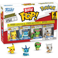 Pokémon Funko Bitty Pop! 4-Pack: Pikachu / Vaporeon / Caterpie / Cubone