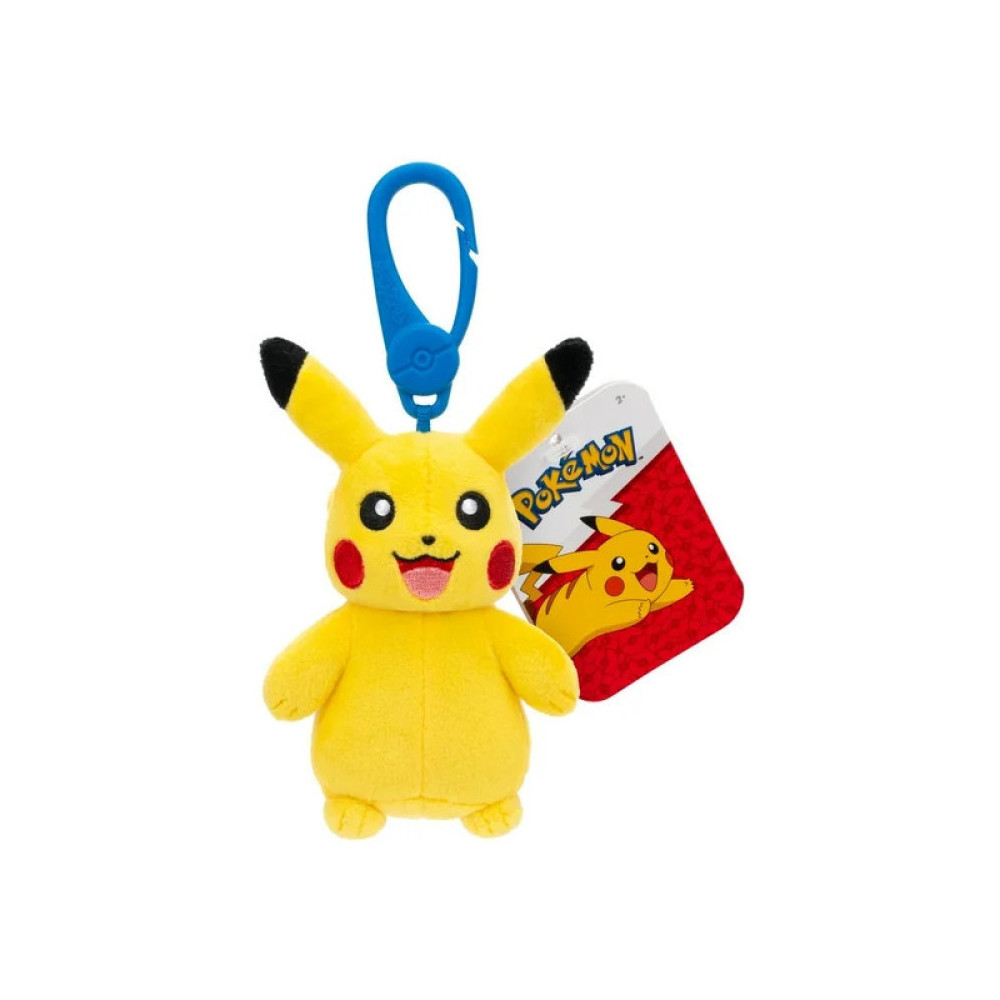Pokemon Clip-On Pluche - Pikachu (Blue Clip) Pokemon Clip-On Pluche - Pikachu (Blue Clip)