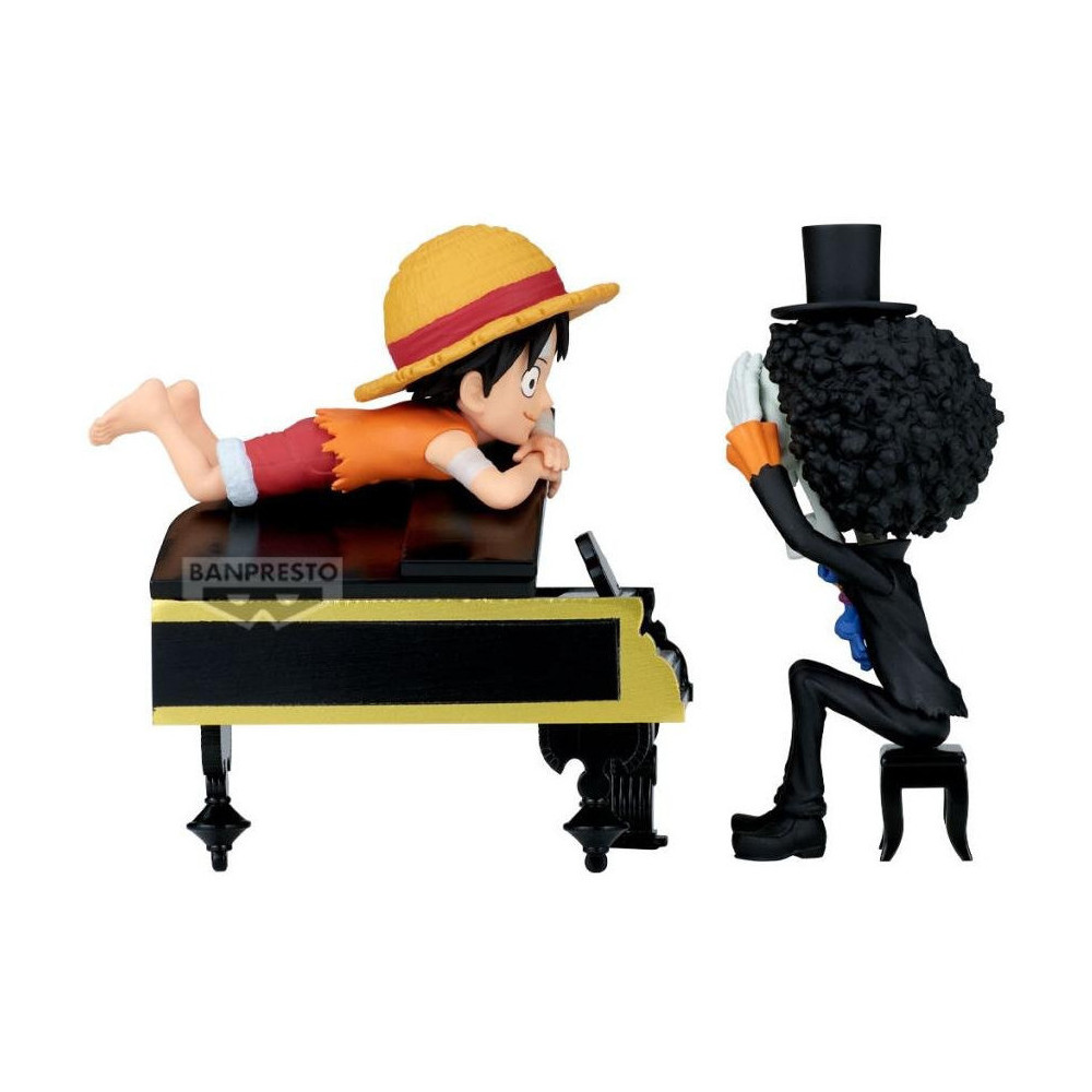 One Piece WCF Log Stories Figure - Monkey D. Luffy and Brook One Piece WCF Log Stories Figure - Monkey D. Luffy and Brook