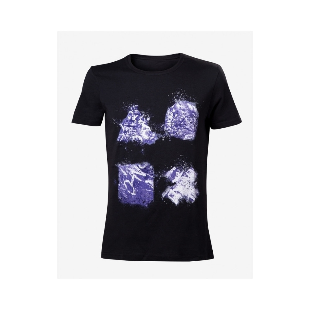 Playstation - Graffiti Controller Buttons T-Shirt Playstation - Graffiti Controller Buttons T-Shirt