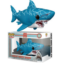 Jaws (50th Anniversary) Funko Pop Vinyl: Great White Shark (Retro)(Super Sized)