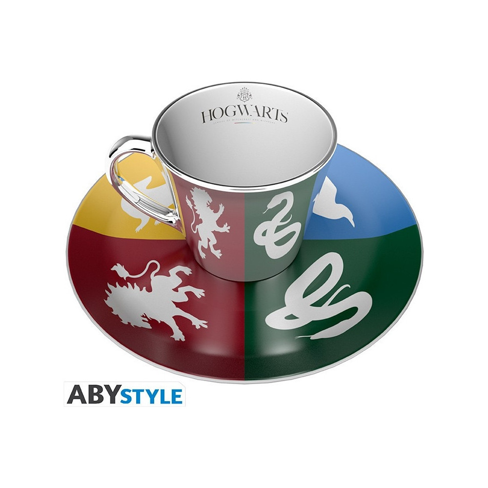 Harry Potter - Houses Mirror Mug & Plate Set Harry Potter - Houses Mirror Mug & Plate Set