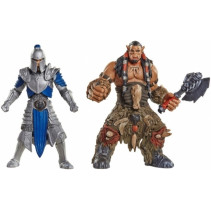 Warcraft Mini Figures - Alliance Soldier vs Durotan