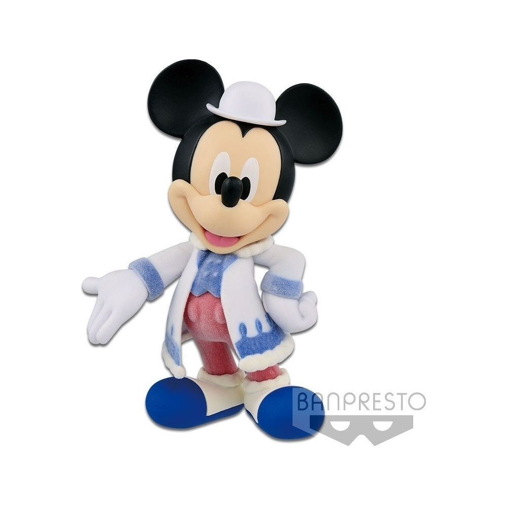 Disney Characters Fluffy Puffy Figure - Mickey (Ver. A)