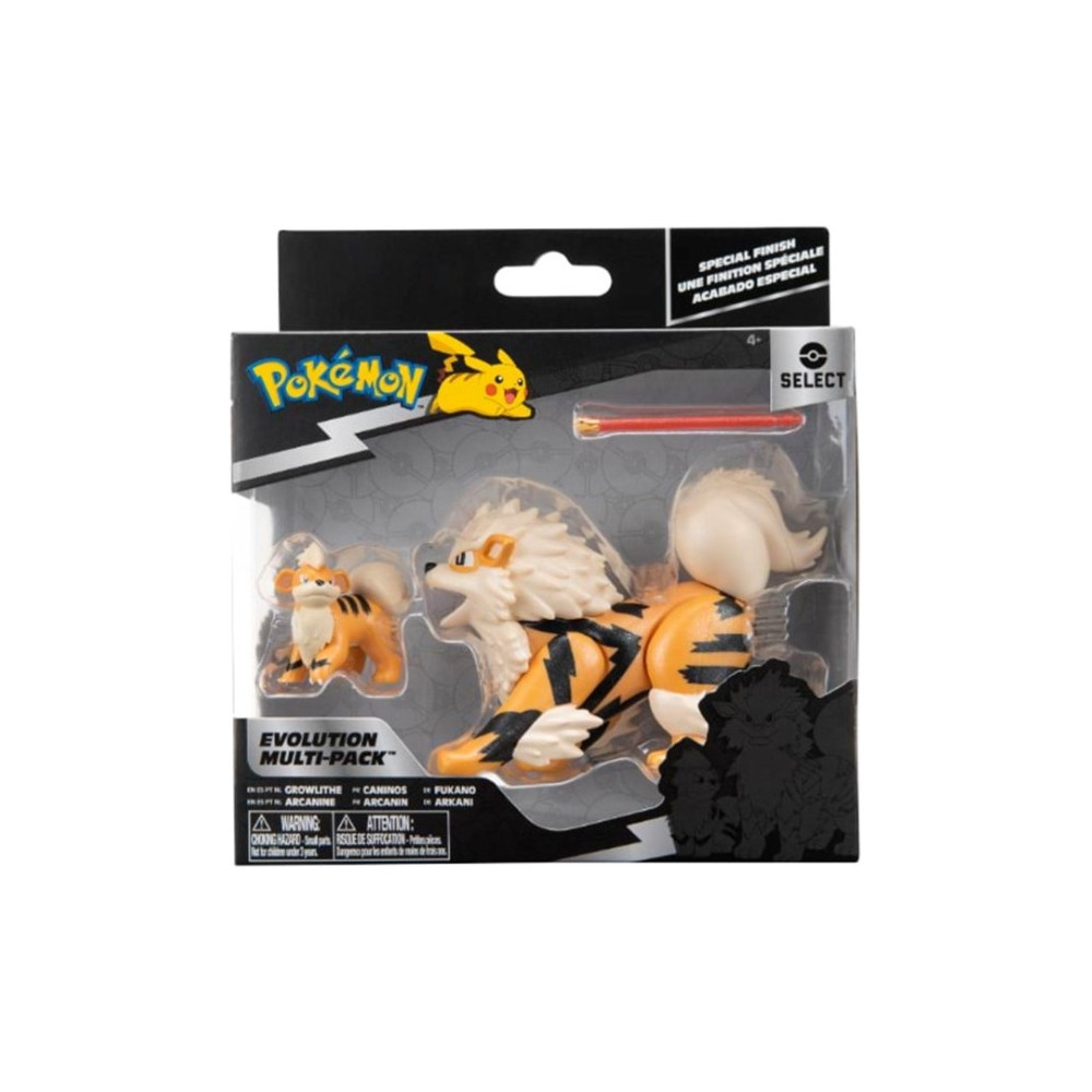 Pokemon Battle Figure Evolution Pack - Growlithe & Arcanine Pokemon Battle Figure Evolution Pack - Growlithe & Arcanine