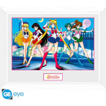 Sailor Moon Framed Print - Group (30x40cm)