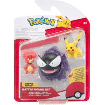 Pokemon Battle Figure Pack - Magby, Gastly & Pikachu