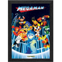Pixel Frames Plax - Mega Man: Robot Master Ambush (30cm x 25cm)