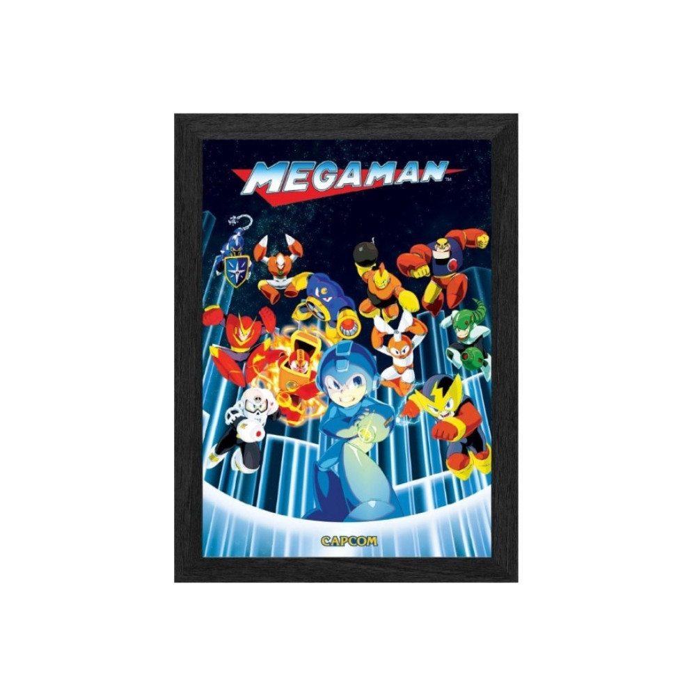 Pixel Frames Plax - Mega Man: Robot Master Ambush (30cm x 25cm) Pixel Frames Plax - Mega Man: Robot Master Ambush (30cm x 25cm)