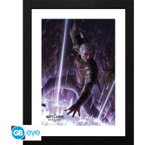 The Witcher Framed Print - Geralt (30x40cm)