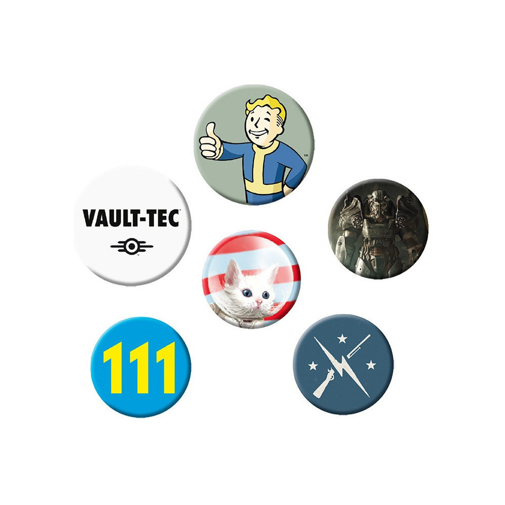 Fallout Pin Badge Pack Fallout Pin Badge Pack