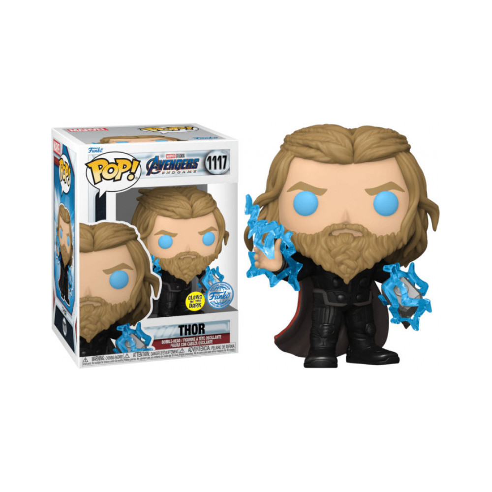 Avengers Endgame Funko Pop Vinyl: Thor with Thunder (Glow in the Dark) Avengers Endgame Funko Pop Vinyl: Thor with Thunder (Glow in the Dark)