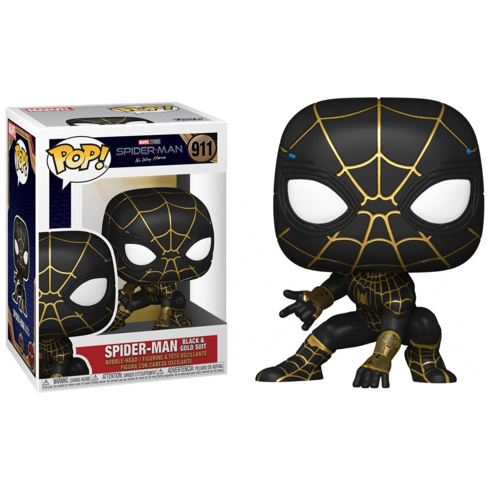 Spider-Man No Way Home Funko Pop Vinyl: Spider-Man Black & Gold Suit Spider-Man No Way Home Funko Pop Vinyl: Spider-Man Black & Gold Suit