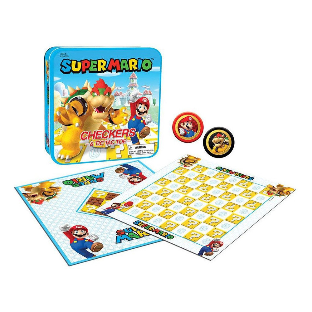 Super Mario - Checkers & Tic Tac Toe Super Mario - Checkers & Tic Tac Toe