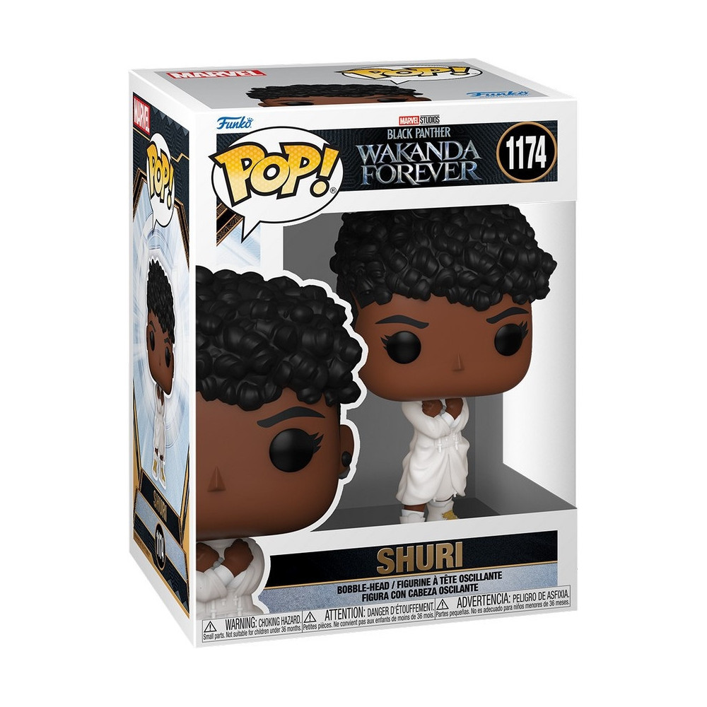 Black Panther Wakanda Forever Funko Pop Vinyl: Shuri in White Dress