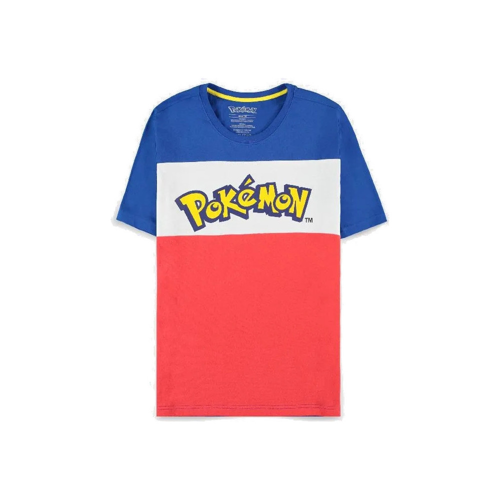 Pokémon - The Logo Colour-block - Men's Short Sleeved T-shirt Pokémon - The Logo Colour-block - Men's Short Sleeved T-shirt