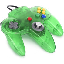 Nintendo 64 Controller Groen Transparant (Teknogame)