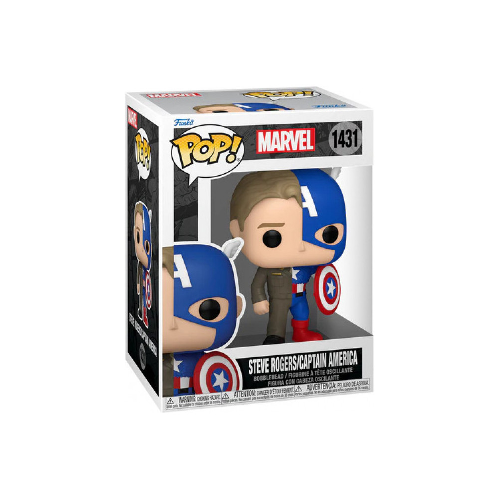 Marvel Funko Pop Vinyl: Steve Rogers/Captain America Marvel Funko Pop Vinyl: Steve Rogers/Captain America