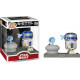 Star Wars Funko POP Vinyl Deluxe: R2-D2 with Leia