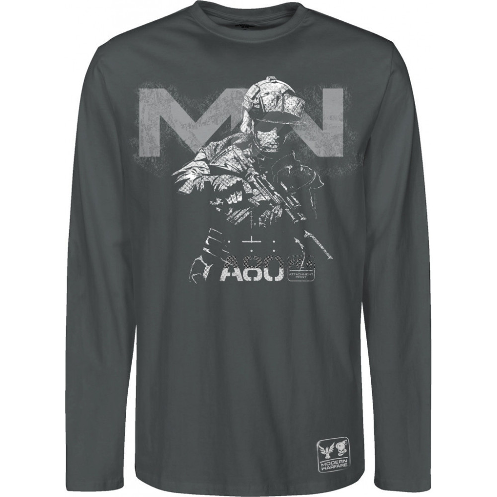 Call of Duty Modern Warfare - A80 Dark Grey Longsleeve T-Shirt Call of Duty Modern Warfare - A80 Dark Grey Longsleeve T-Shirt