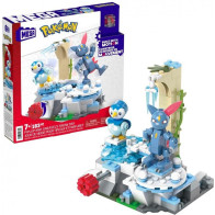 Mega Construx Pokemon - Pokemon Piplup and Sneasel's Snow Day