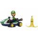 Mario Kart Mini Racer - Spin Out Luigi Kart