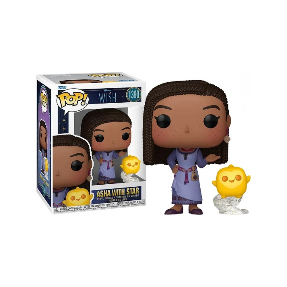 Disney Wish Funko Pop Vinyl: Asha with Star