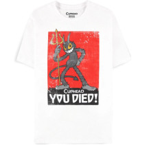 Cuphead - You Died! White Men's Short Sleeved T-shirt