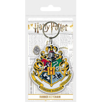 Harry Potter - Hogwarts Crest Rubber Keychain