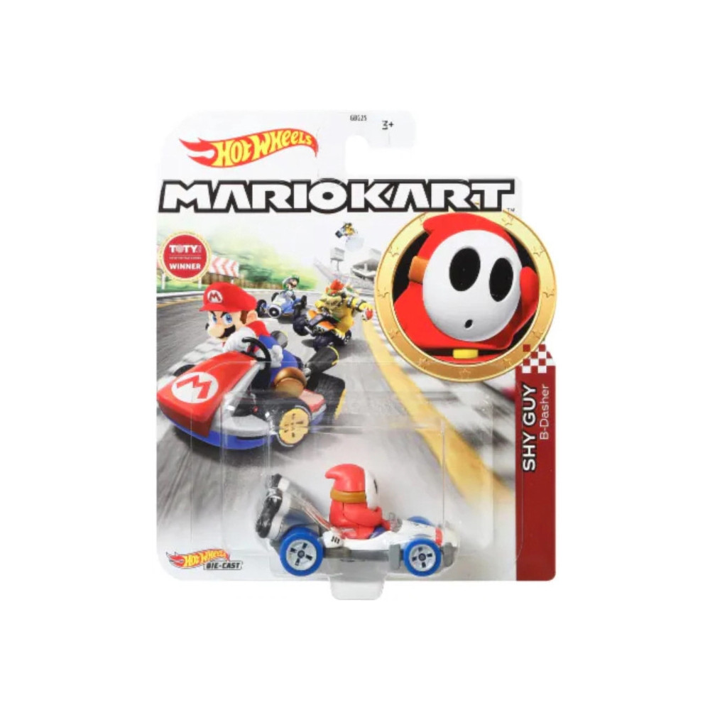 Hot Wheels Mario Kart - Shy Guy B-Dasher Kart Hot Wheels Mario Kart - Shy Guy B-Dasher Kart